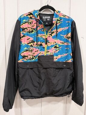 Blackjack 1999 Black Windbreaker